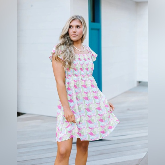 michelle mcdowell Dresses & Skirts - Michelle McDowell Blair Dress Come Away With Me Melon Women’s S-2X New Boutique